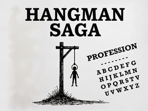 Hangman Saga游戏截图 - puzzles - 免费在线游戏