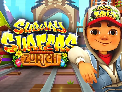 Subway Surfers Zurich game screenshot - racing - Free online game