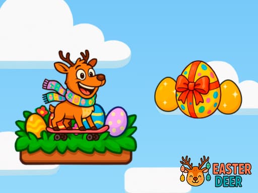 Easter Deer game screenshot - arcade - Free online game