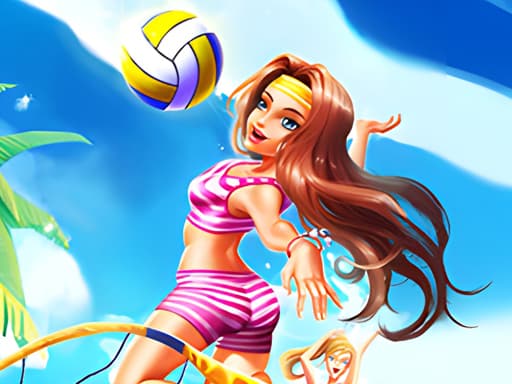 Beach volleyball 3D game screenshot - sports - Free online game