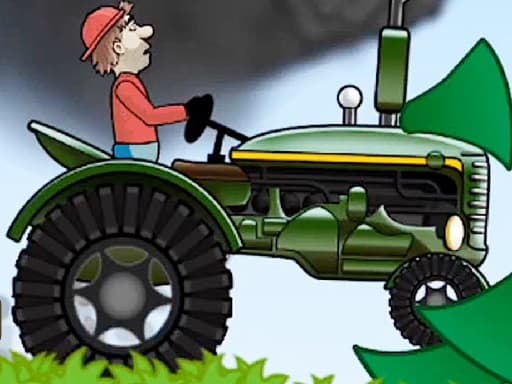 Tractor Driving Hill Climb 2D游戏截图 - racing - 免费在线游戏