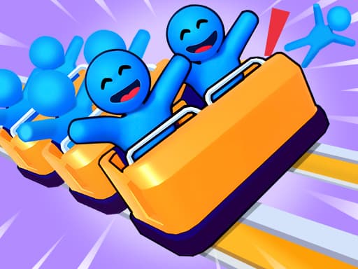 Runner Coaster Race game screenshot - arcade - Free online game