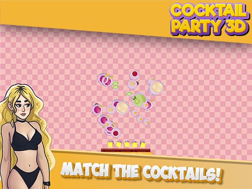 Cocktail Party 3D  game screenshot - boys - Free online game