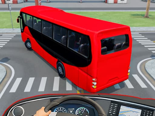 Captura de pantalla del juego Modern Bus Driving Game - adventure - Juego gratuito en línea
