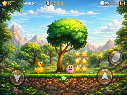 Super Ducks World game screenshot - hypercasual - Free online game