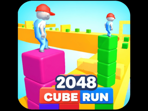 2048 Cube Runner ultimate game screenshot - hypercasual - Free online game