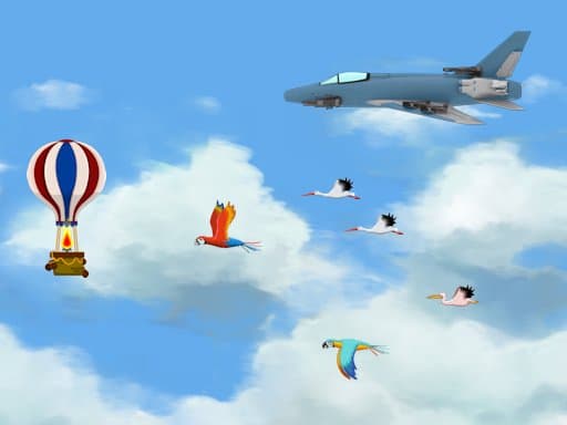 Hot Air Balloon Game 2游戏截图 - arcade - 免费在线游戏