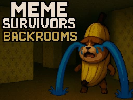 Meme Survivors: Backrooms game screenshot - arcade - Free online game