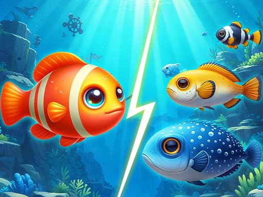 Fish Frenzy   Eat Some Fish game screenshot - girls - Free online game