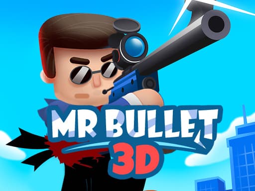 Mr Bullet 3D online game screenshot - shooting - Free online game