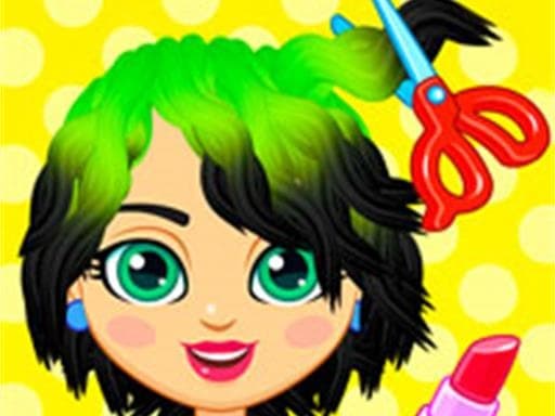 Captura de pantalla del juego Popular Hair Salon Game - hypercasual - Juego gratuito en línea