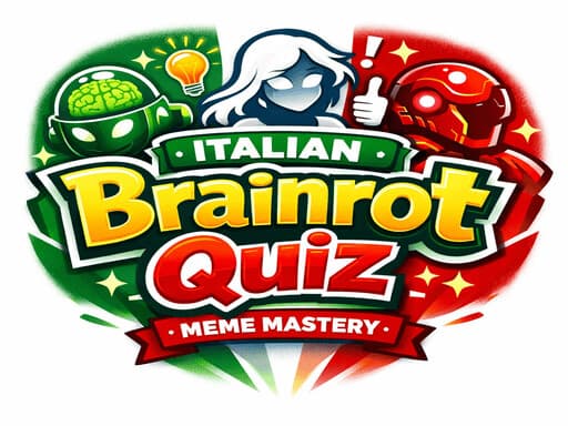 Italian Brainrot Quiz &amp;mdash; Meme Mastery game screenshot - puzzles - Free online game