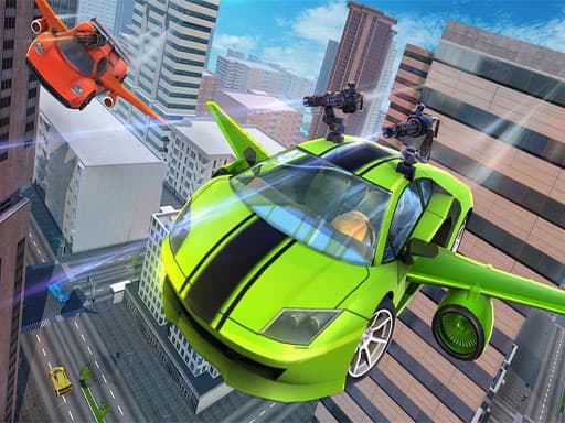 GT Flying Car Racing game screenshot - racing - Free online game