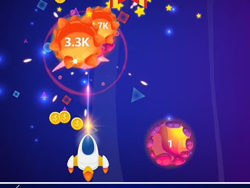 Captura de pantalla del juego Meteorite Shooter - adventure - Juego gratuito en línea