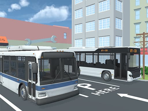 City Bus Parking Challenge Simulator 3D游戏截图 - racing - 免费在线游戏