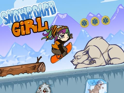 Snowboard Girl游戏截图 - racing - 免费在线游戏