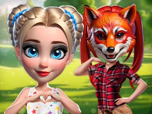 Princesses of Quadrobics game screenshot - sports - Free online game