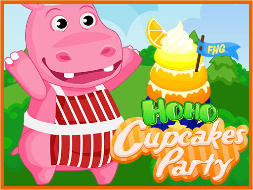 Hoho's Cupcake party game screenshot - cooking - Free online game