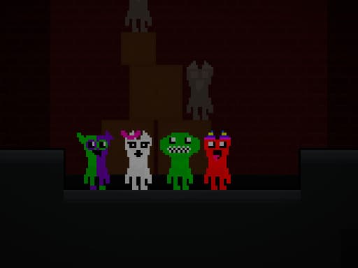 Horror Ban Ban 1 2 Player Parkour game screenshot - arcade - Free online game
