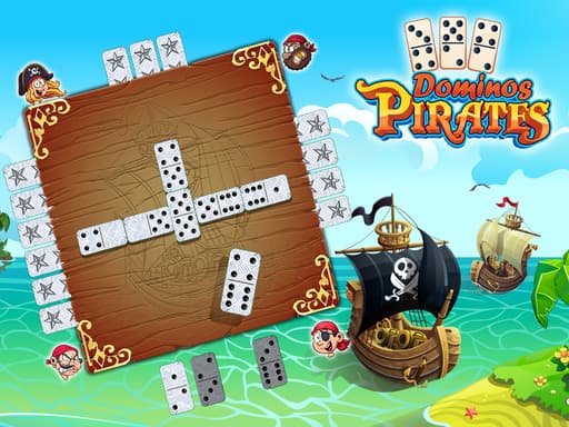 Dominos Pirates game screenshot - multiplayer - Free online game