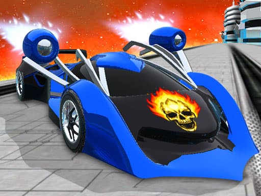 Fly Car Stunt 5 game screenshot - racing - Free online game