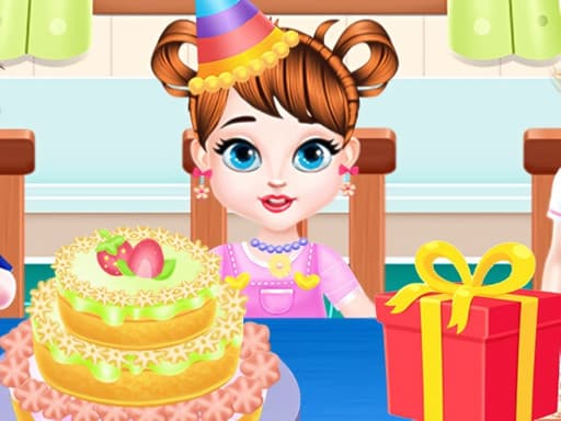 Baby Taylor Birthday Prep game screenshot - girls - Free online game