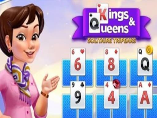 Captura de pantalla del juego Tripeaks Solitaire: Kings and Queens - puzzles - Juego gratuito en línea