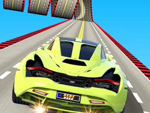 Mega Ramp Car Stunts Crazy Car游戏截图 - racing - 免费在线游戏