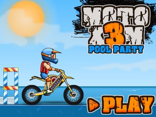 Captura de pantalla del juego Moto X3M Pool Party - sports - Juego gratuito en línea