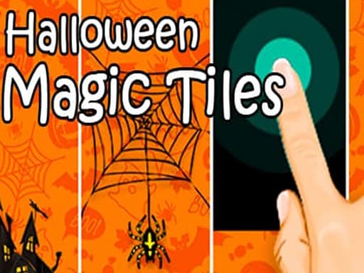 Halloween Magic Tiles game screenshot - clicker - Free online game
