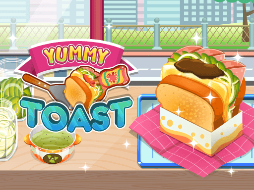 Yummy Toast 2 game screenshot - girls - Free online game