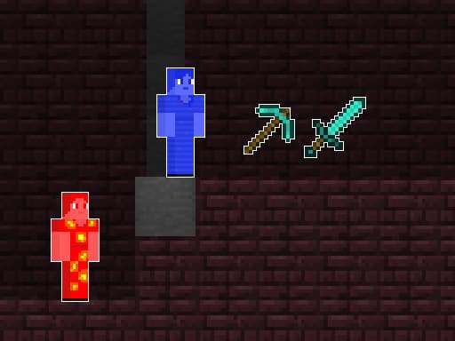Captura de pantalla del juego Fire Steve and Water Alex - arcade - Juego gratuito en línea
