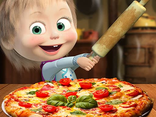 Masha Pizza Maker - Pizzeria game screenshot - cooking - Free online game
