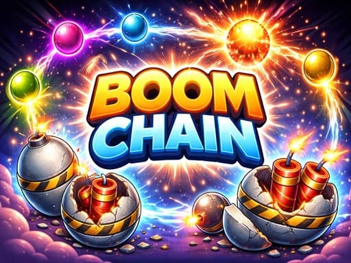 Boom Chain game screenshot - hypercasual - Free online game
