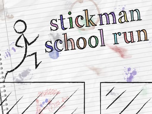 Stickman School Run游戏截图 - racing - 免费在线游戏