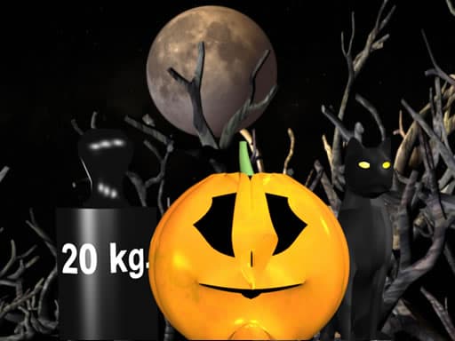 Captura de pantalla del juego Halloween Pumpkin Weighin; - puzzles - Juego gratuito en línea