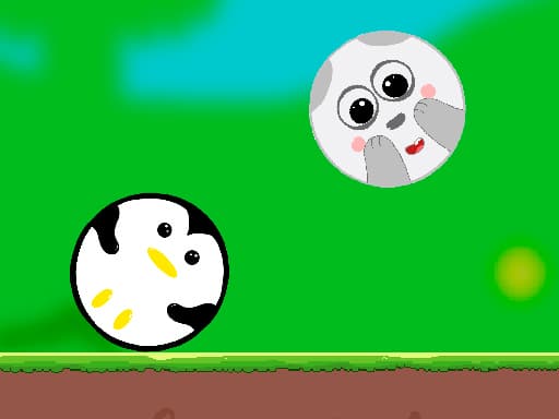 Captura de pantalla del juego Animals Party Ball - 2 Player - adventure - Juego gratuito en línea