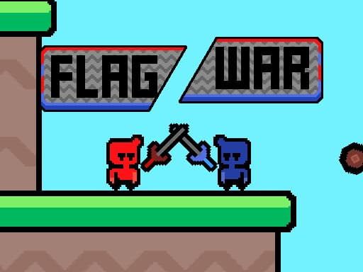 Flag War game screenshot - action - Free online game