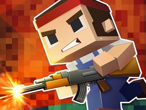 Captura de pantalla del juego Blocky Shooting Swat Multiplayer - shooting - Juego gratuito en línea