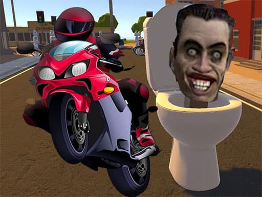 Skibidi Toilet Moto Bike Racing游戏截图 - racing - 免费在线游戏