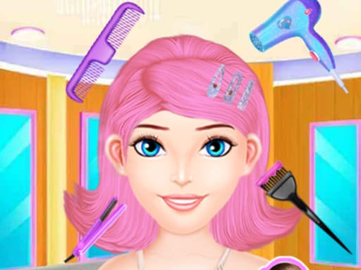 Girl Crazy Hair Challenge game screenshot - girls - Free online game