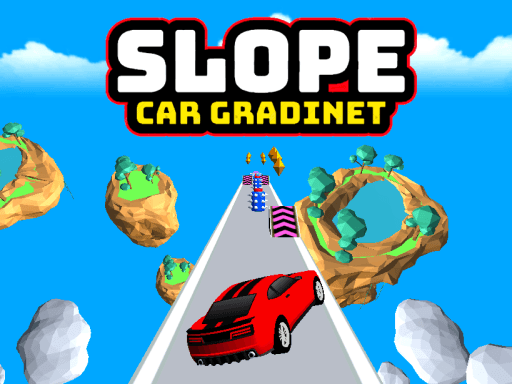 Captura de pantalla del juego Slope Car Gradient - hypercasual - Juego gratuito en línea
