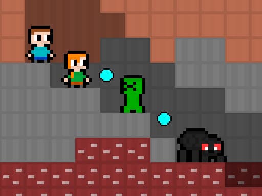 MCBros PixelCraft game screenshot - arcade - Free online game