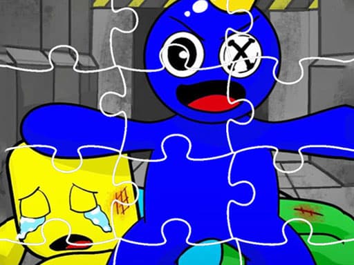 Rainbow Friend Cartoon Jigsaw游戏截图 - boys - 免费在线游戏