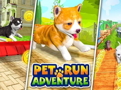 Pet Run Adventure Puppy Run游戏截图 - arcade - 免费在线游戏