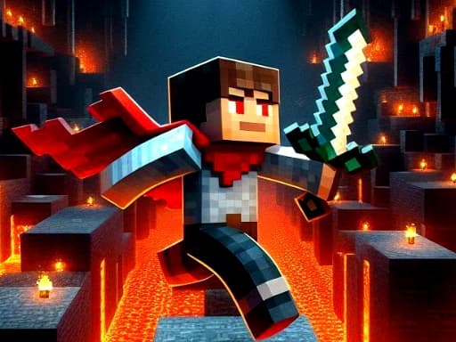 Captura de pantalla del juego Mineblock Obby - adventure - Juego gratuito en línea