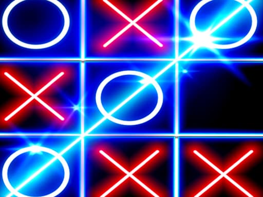 Tic Tac Toe Glow游戏截图 - multiplayer - 免费在线游戏