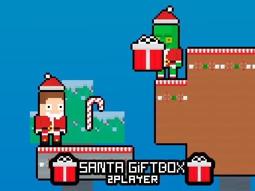 Santa Giftbox 2 Player game screenshot - arcade - Free online game