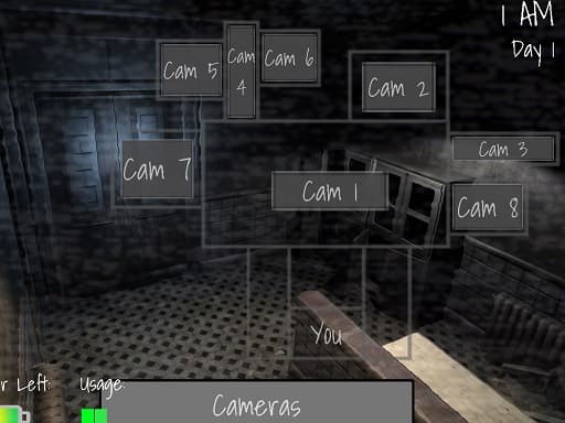 Five Nights at Horror Games game screenshot - action - Free online game