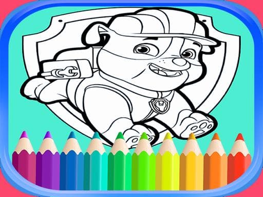 PAW Patrol Coloring Book for Puppy patrol for kids game screenshot - girls - Free online game